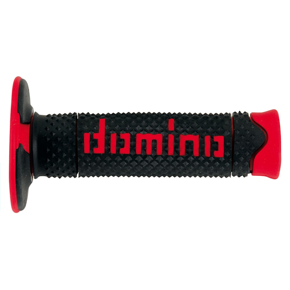 Pair of Grips Domino A260 - black red A2604240A7