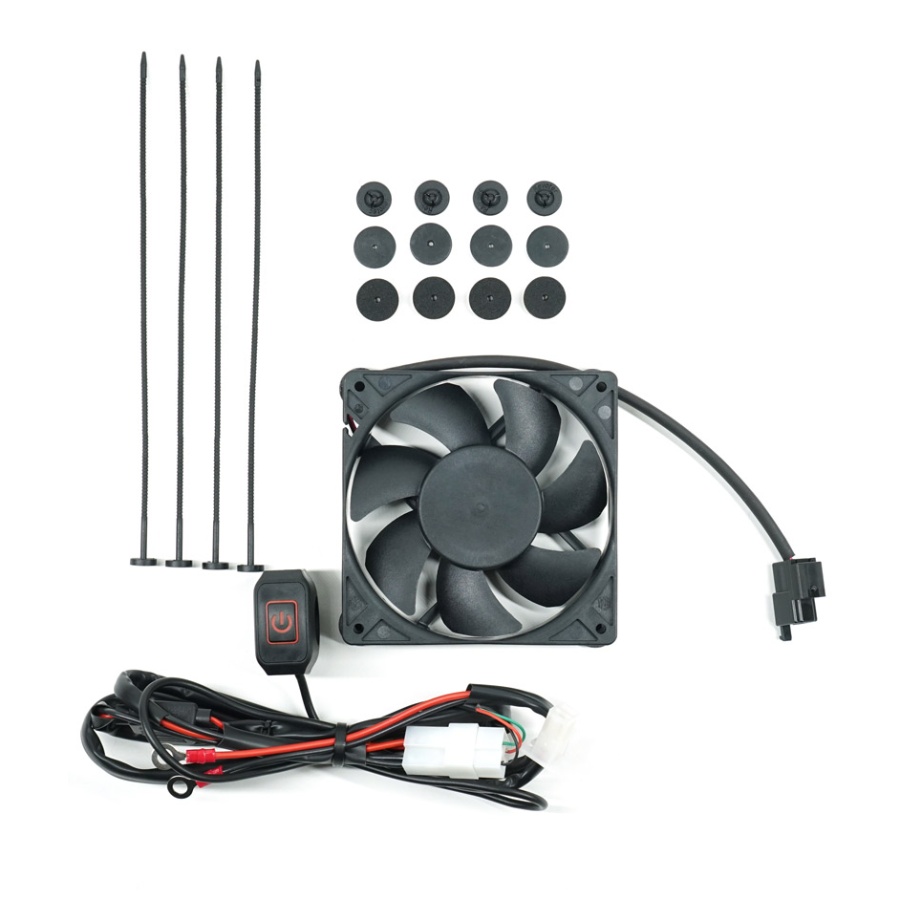 Universal radiator fan kit secondary manual ARF-SR