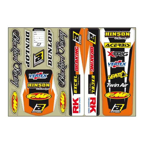 Graphics kit universal - orange BL-5525