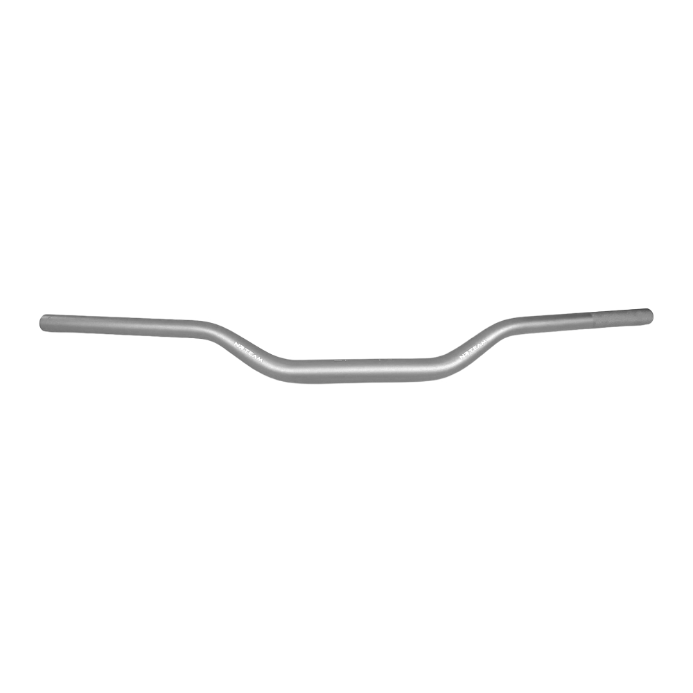 Handlebar NRTeam 28.6 mm low bend silver - 6061-T6 Handlebar NRTeam 28.6 mm low bend silver - 6061-T6
