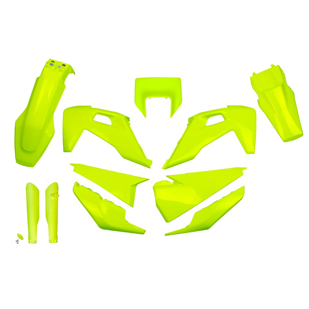 Plastics kit Husqvarna 150 TE (20-23) - colour neon yellow HUKIT623F-DFLU