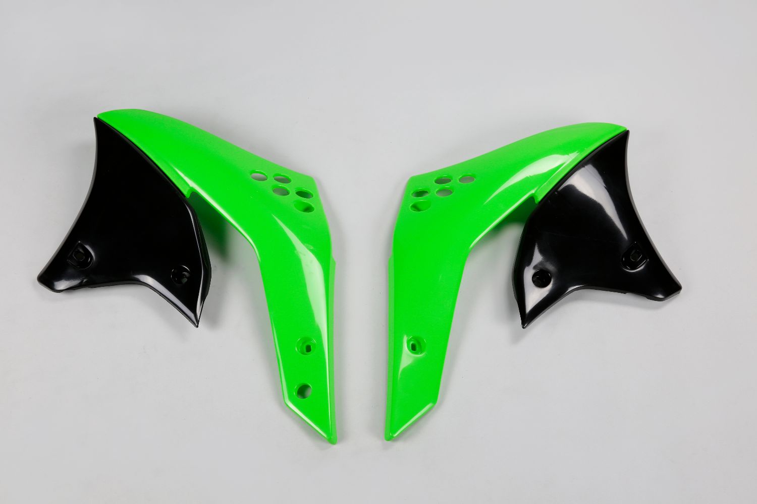 Radiator Shrouds Kawasaki KX 250 F (07) green and black* KA03783-026