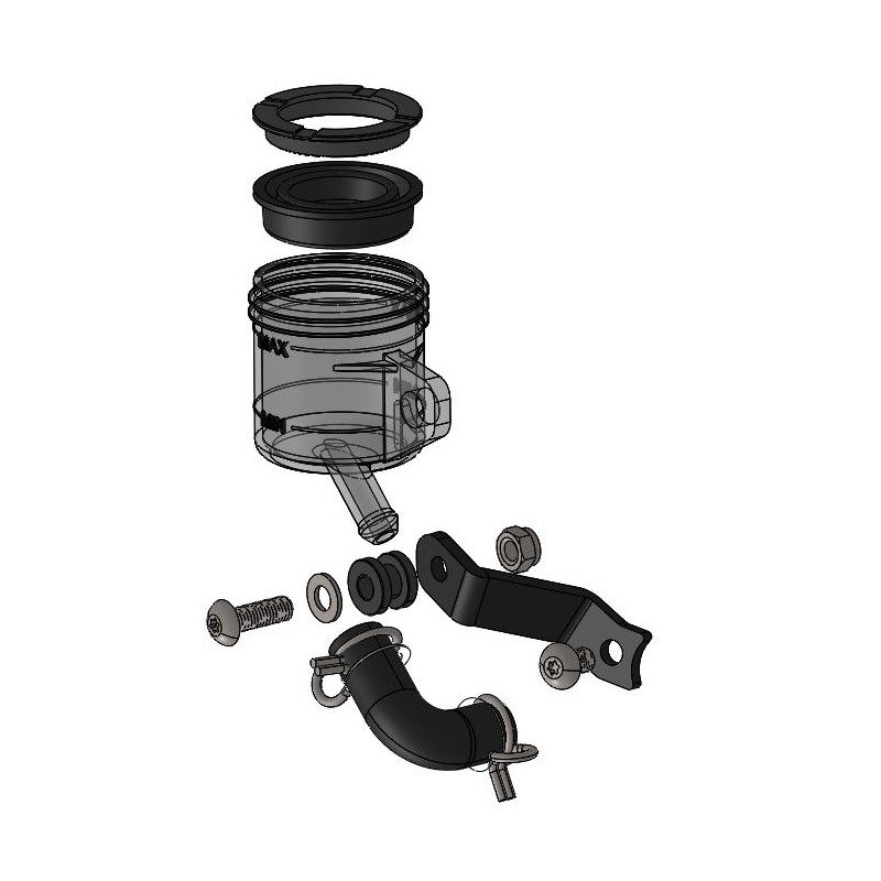 Reservoir Kit for Radial Brake Master Cylinder Moto Master RMC Reservoir Kit for Radial Brake Master Cylinder Moto Master RMC