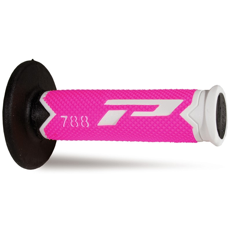 Pair of Grips off-road Pro Grip 788 - white fuchsia fluo black PG-788-302