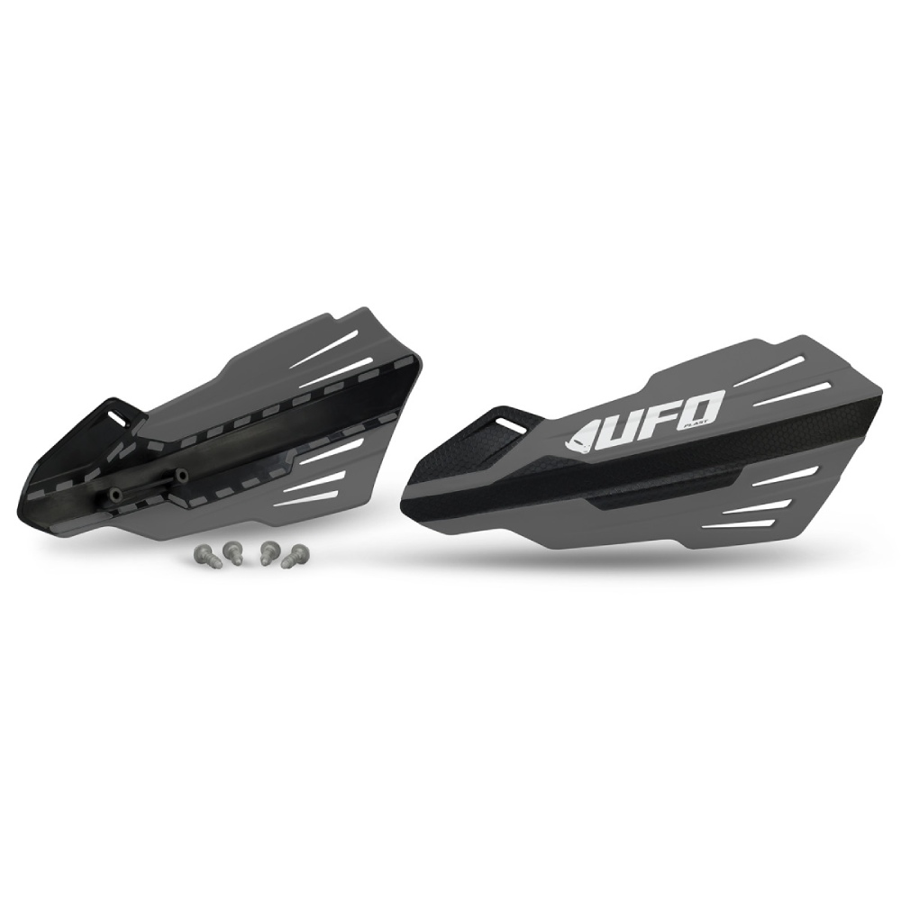 Pair of handguards UFO MERCURY for lever mounts grey Pair of handguards UFO MERCURY for lever mounts grey