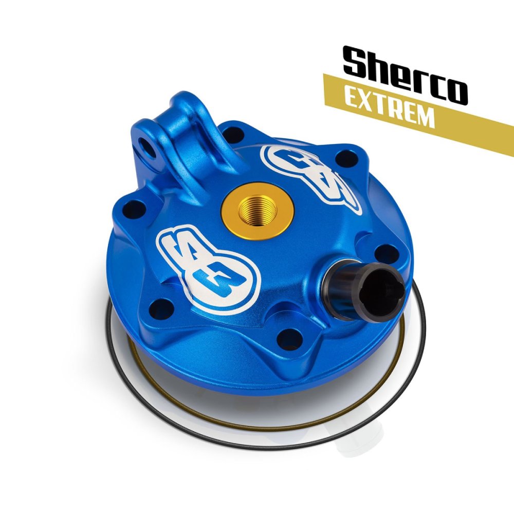Cylinder head S3 Sherco 300 SE-R (17-27) - Extreme blue XTR-1208-300-U